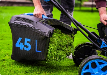 Hexwelt petrol lawnmower HW-KS-150 46cm 2,6kW with drive