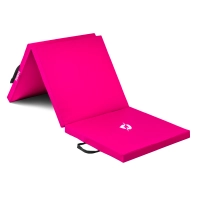 Gymnastic mat pink 180x60x5 THUNDER