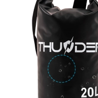 Geantă impermeabilă 20 L THUNDER negru