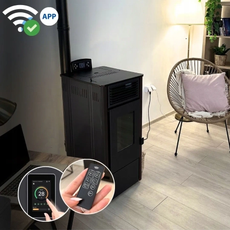 Piec na pellet SOPHIA BLACK 8,1 kW