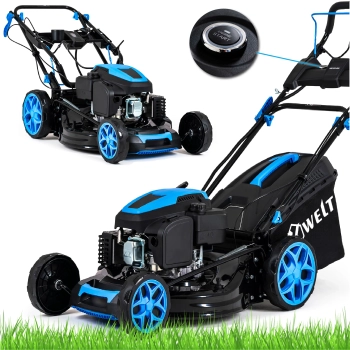 Hexwelt petrol lawnmower HW-KS-224 53cm 4,4kW with drive