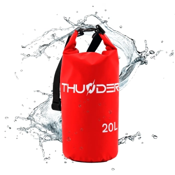 Geantă impermeabilă 20 L THUNDER roșu