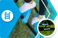 Trampolina THUNDER INSIDE ULTRA 10FT (305 cm) BLUE