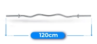 Gryf śrubowy lekko łamany 120 cm 30 mm THUNDER
