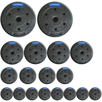 Zestaw obciążeń bitumicznych marki THUNDER 2x 10 kg + 4x 5 kg + 4x 2,5 kg + 8x 1,25 kg