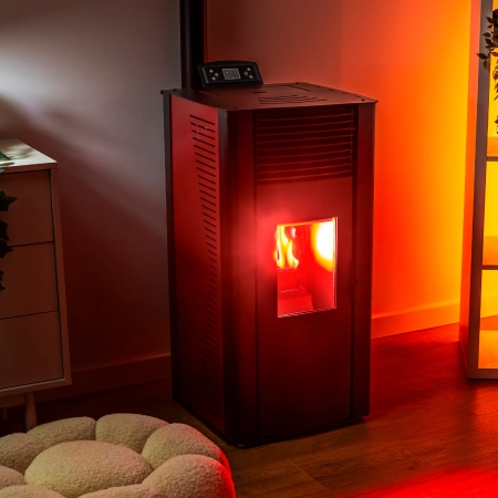 Piec na pellet VAYNE RED 12 kW z płaszczem wodnym
