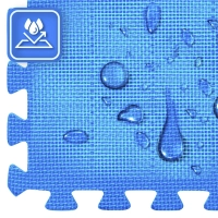 Blue and grey exercise puzzles THUNDER 60x60x1cm