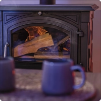 WESTA 17 kW cast iron wood stove