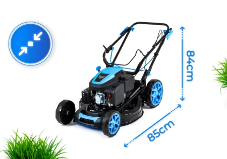Hexwelt petrol lawnmower HW-KS-200 51cm 3,8kW with drive