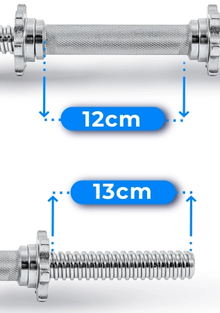 Straight screw bar THUNDER 40 cm 30 mm