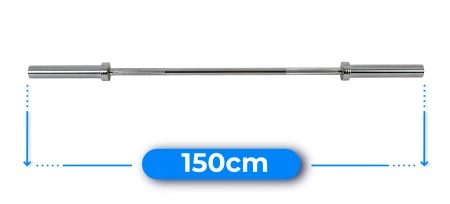Gryf olimpijski prosty 150 cm THUNDER