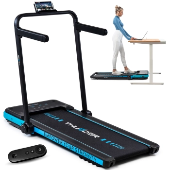 THUNDER IMPACT-BLUE electric treadmill