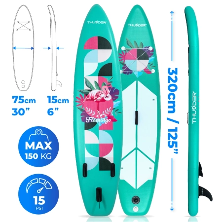 Deska SUP 320cm THUNDER FLAMI