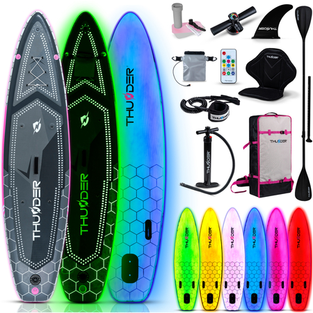 Deska SUP 320cm THUNDER MOSSA z podświetleniem LED (przedsprzedaż 24.07)