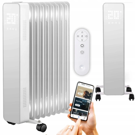 Grzejnik olejowy THUNDER SIMPLE-WHITE 2500W