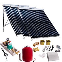 Solar System kit with three 20-tube vacuum collectors – excluding solar cable and tank