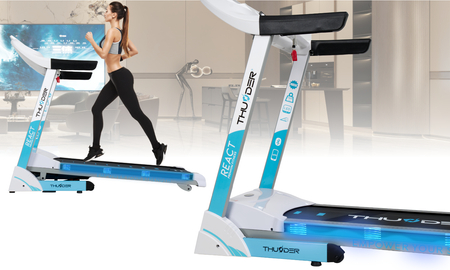 THUNDER REACT-S-WHITE electric treadmill (PRE-SALE 19.08)