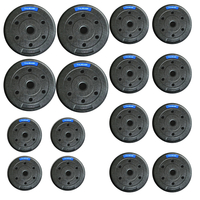 Zestaw obciążeń bitumicznych marki THUNDER 4x 10 kg + 8x 5 kg + 4x 2,5 kg