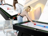 Stół bilardowy THUNDER z nakładką cymbergaj/ping pong 9FT - BOLD-BLACK