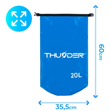 Geantă impermeabilă 20 L THUNDER albastru