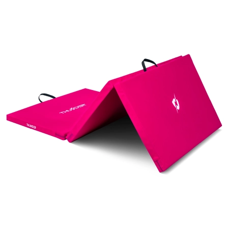 Gymnastic mat pink 197x100x5 THUNDER