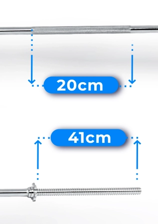 Gryf śrubowy prosty 220 cm 30 mm THUNDER