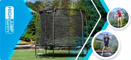Trampolina THUNDER INSIDE ELITE 8FT (244 cm) BLACK