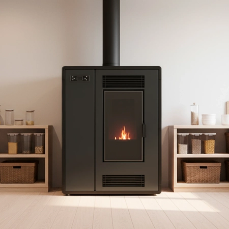 Piec na pellet ARIA BLACK 7,5 kW