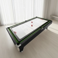 THUNDER billiard table with cymbergay/ping pong overlay 9FT - BOLD-BLACK