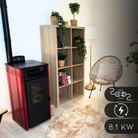 Piec na pellet SOPHIA RED 8,1 kW