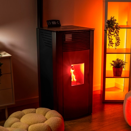 Piec na pellet GAREN BLACK 15 kW