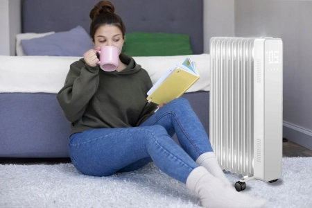 Grzejnik olejowy THUNDER SIMPLE-WHITE - 2500W