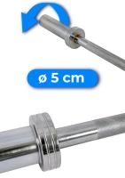 Gryf olimpijski prosty 120 cm THUNDER