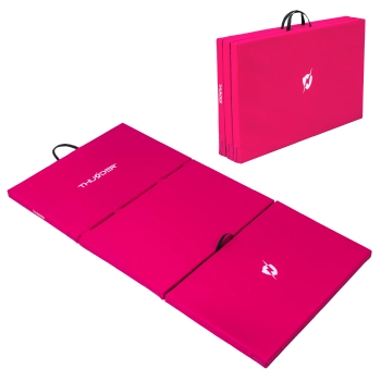 Gymnastic mat pink 197x100x5 THUNDER