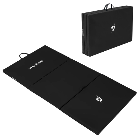 Gymnastic mat black 197x100x5 THUNDER