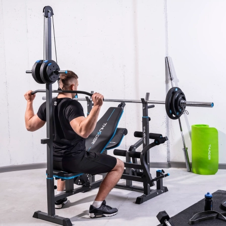 THUNDER VIGOR-C training bench with pulley and prayer bar