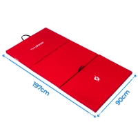 Gymnastic mat red 197x100x5 THUNDER