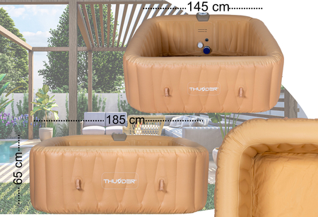Dmuchane Jacuzzi ogrodowe THUNDER FRAPPE