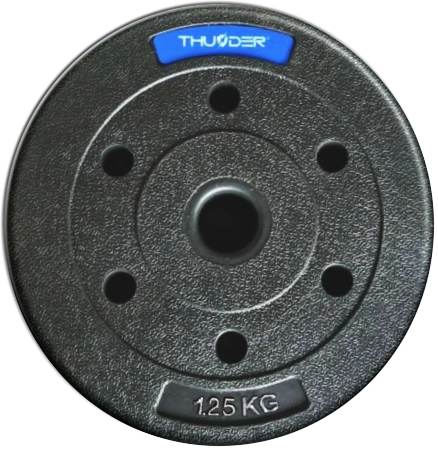 Zestaw obciążeń bitumicznych marki THUNDER 2x 10 kg + 4x 5 kg + 4x 2,5 kg + 8x 1,25 kg