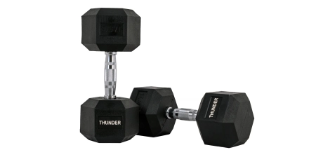 Hantla hexagonalna 17,5 kg THUNDER