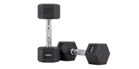 Hexagonal dumbbell THUNDER 5 kg
