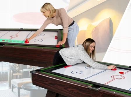 Stół bilardowy THUNDER z nakładką cymbergaj/ping pong 9FT - BOLD-BROWN