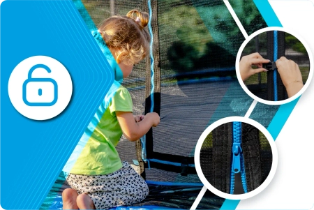 THUNDER INSIDE ULTRA 10FT (305 cm) BLUE trampoline