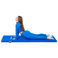 Gymnastic mat blue 180x60x5 THUNDER