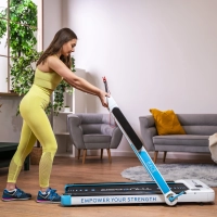 THUNDER RACE-WHITE electric treadmill