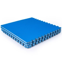 Blue and grey exercise puzzles THUNDER 60x60x2cm