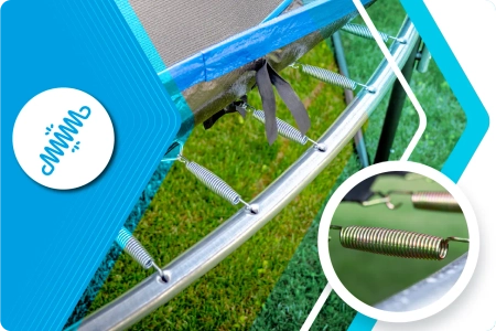 Trampolina THUNDER INSIDE ULTRA 8FT (244cm) BLUE