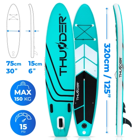 Deska SUP 320cm THUNDER COAST MINT (przedsprzedaż 12.08)
