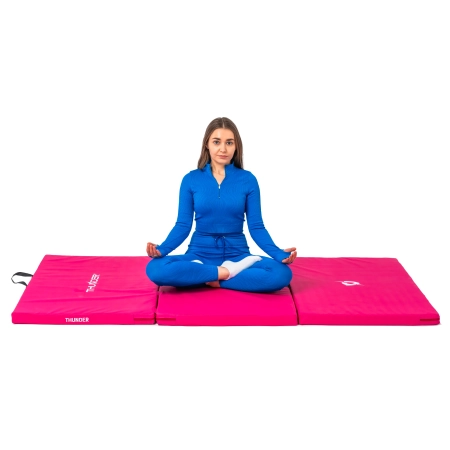 Gymnastic mat pink 197x100x5 THUNDER