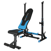 Bodybuilding set with QUICK bench and CARMI stand